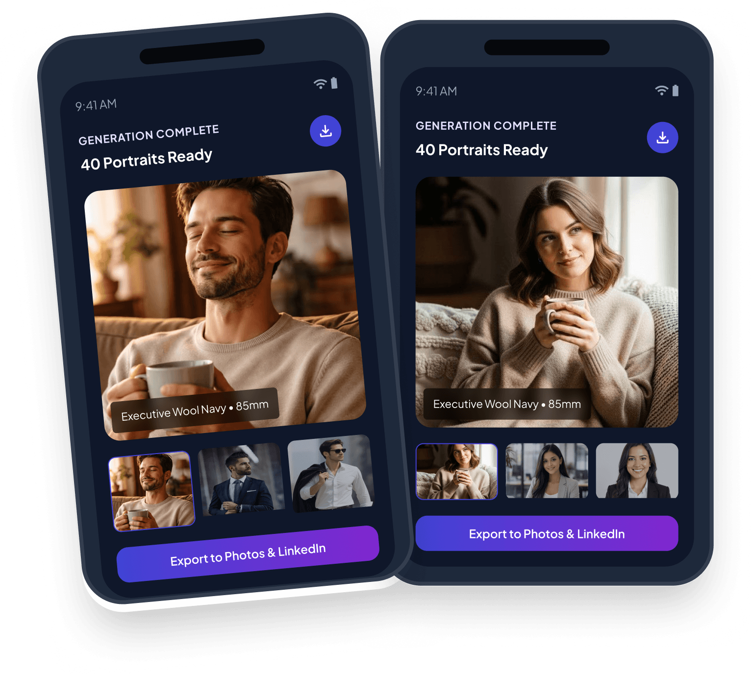 AI Headshot mobile app
